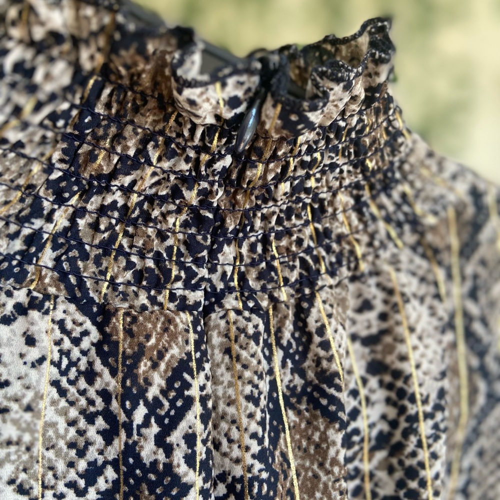 Snake Print Turtle Neck - Picture 5 of 5